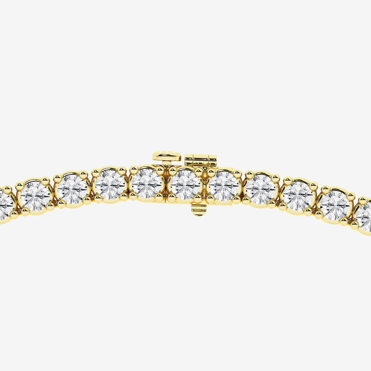 Additional Image 2 for  20 ctw Round Lab Grown Diamond Four Prong Graduated Tennis Necklace